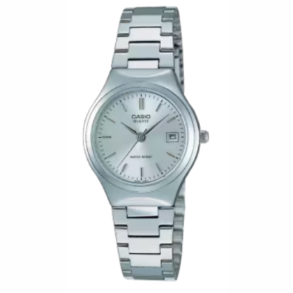 Casio General LTP-1170A-7ARDF Analog Silver Dial Date Women Watch
